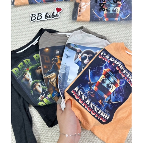 SET 4 ÁO DÀI TAY VŨ TRỤ BRAINROT