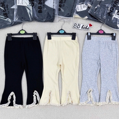 SET 3 QUẦN LOE VIỀN REN CHO BÉ