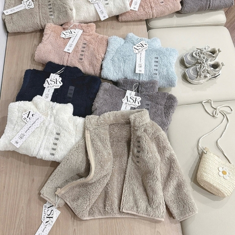 ÁO KHOÁC LÔNG CỔ TRỤ CHO BÉ