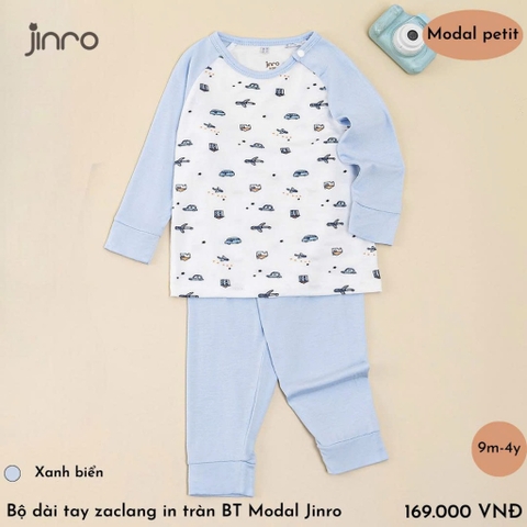 BỘ JINRO DÀI TAY RAGLAN BÉ TRAI