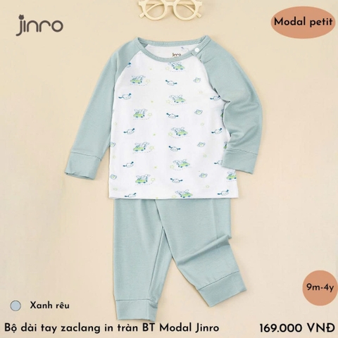 BỘ JINRO DÀI TAY RAGLAN BÉ TRAI