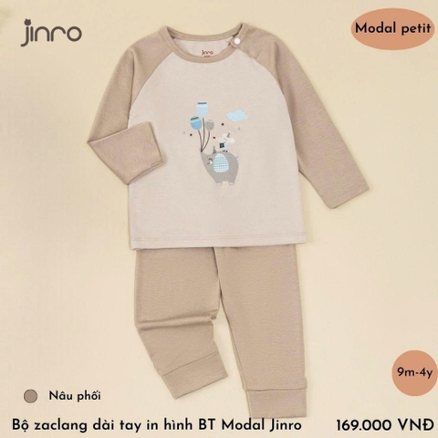 BỘ JINRO DÀI TAY RAGLAN BÉ TRAI