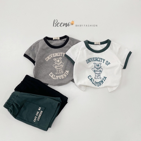 BỘ COTTON GẤU CANIFONIA CHO BÉ