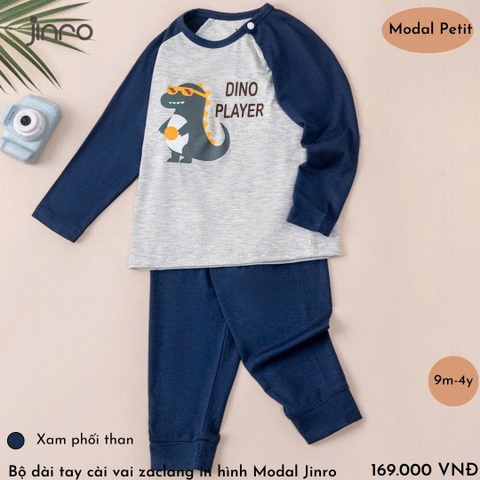 BỘ JINRO DÀI TAY RAGLAN BÉ TRAI