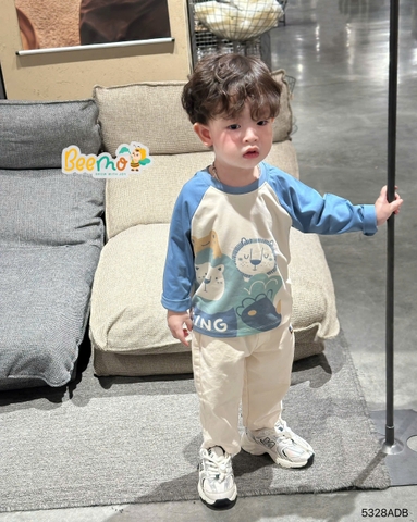 ÁO THUN BEEMO DÀI TAY RAGLAN IN HÌNH CUTE