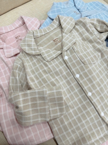 BỘ PIJAMA JINRO NỈ LÔNG CỪU CHO BÉ