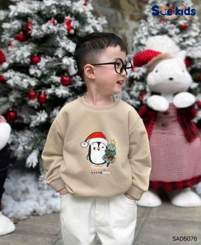 ÁO NỈ GIÁNG SINH SCE KIDS CHO BÉ