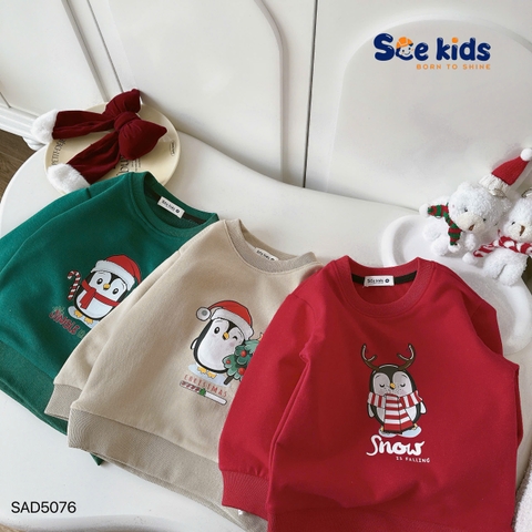 ÁO NỈ GIÁNG SINH SCE KIDS CHO BÉ