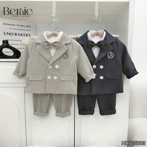 SET VEST BERNIE HUY HIỆU CHO BÉ