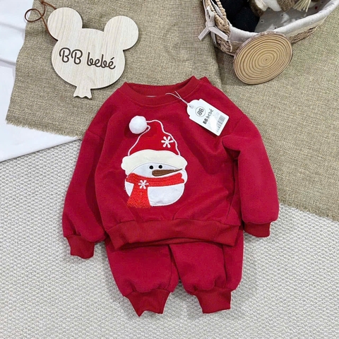 BỘ NỈ ĐỎ ÔNG GIÀ NOEL CHO BÉ