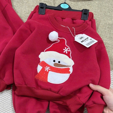 BỘ NỈ ĐỎ ÔNG GIÀ NOEL CHO BÉ