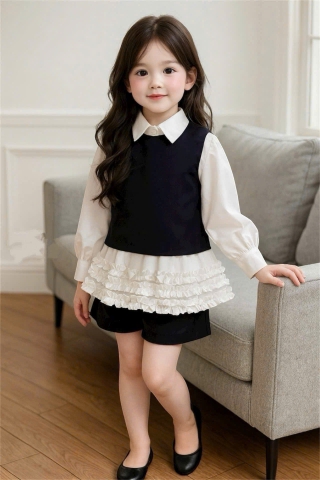 SET SƠ MI TIỂU THƯ 3 CHI TIẾT CHO BÉ