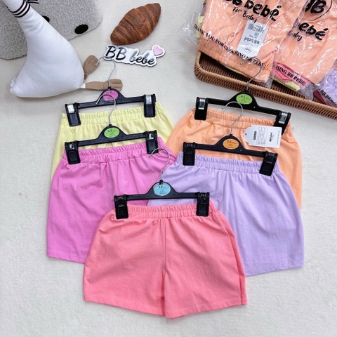 SET 5 QUẦN ĐÙI COTTON BÉ GÁI