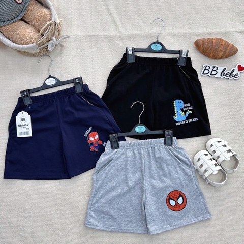 SET 3 QUẦN ĐÙI IN HÌNH SPIDERMAN CHO BÉ