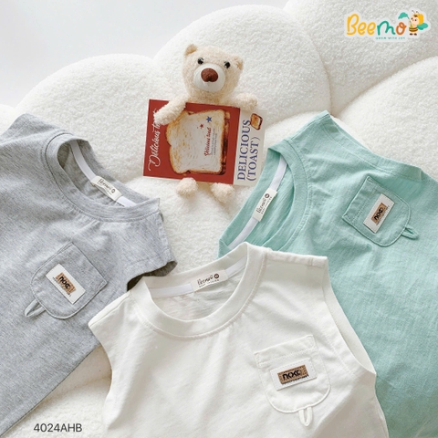 ÁO BA LỖ COTTON PHỐI TÚI TAG DA