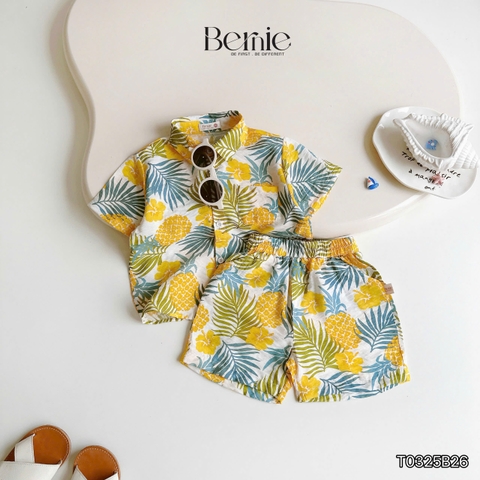 SET SƠ MI ĐŨI ĐI BIỂN HOẠTIẾT CHO BÉ