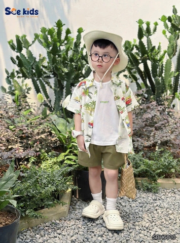 SET SƠ MI HOẠ TIẾT MÙA HÈ SCE CHO BÉ