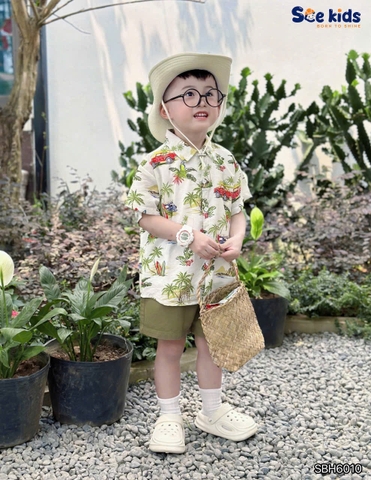 SET SƠ MI HOẠ TIẾT MÙA HÈ SCE CHO BÉ