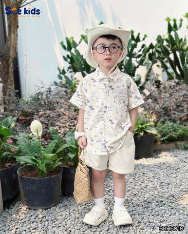 SET SƠ MI HOẠ TIẾT MÙA HÈ SCE CHO BÉ