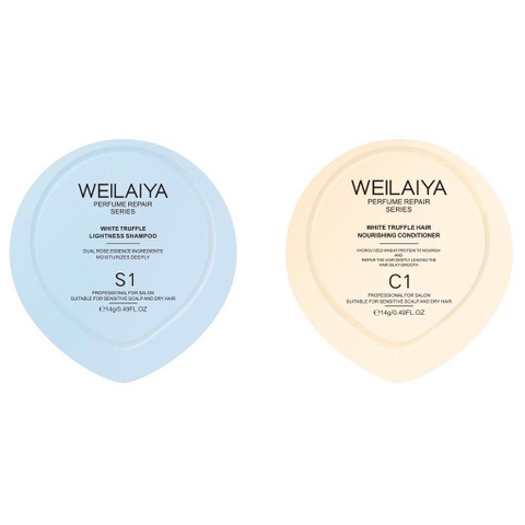 BỘ GỘI XẢ MINI PHỤC HỒI ĐA TẦNG NẤM WHITE TRUFFLE WEILAIYA PERFUME REPAIR