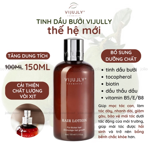 Xịt dưỡng tóc tinh dầu bưởi Vijuly 150ml