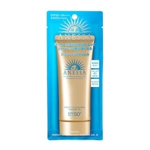 (Có Tem Phụ) Gel Chống Nắng Dưỡng Ẩm Anessa Perfect Uv Sunscreen Skincare Gel Spf50+ Pa++++ 90g