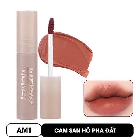 [Academia Collection] Son Kem Siêu Lì, Lâu Trôi, Lên Màu Chuẩn Merzy Academia Mellow Tint 4g AM1