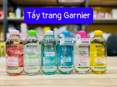 Nước tẩy trang Garnier mẫu mới 400ml