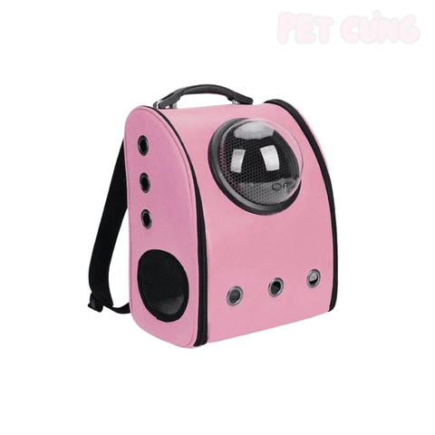 Balo phi hành gia da cao cấp cho chó mèo - Pet Cưng