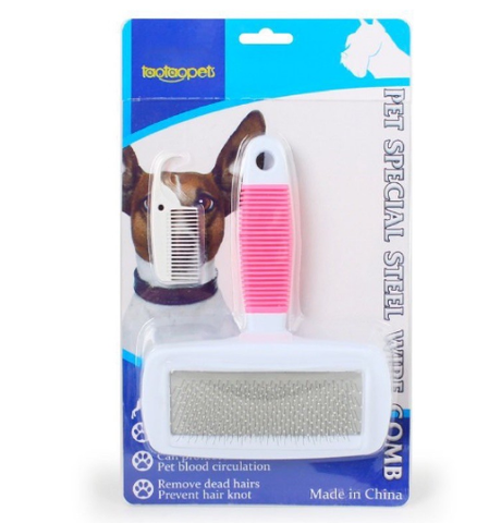 Lược Chải Lông Rụng Cán Nhựa Kèm Lược TTP