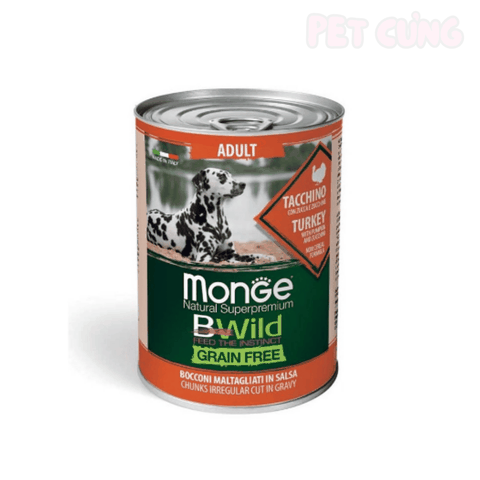 Pate Monge Bwild dạng lon dành cho chó - Pet Cưng