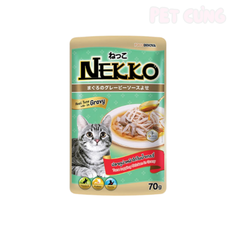 Pate Nekko Gravy dạng nước sốt dành cho mèo lớn - Pet Cưng