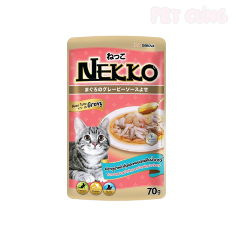 Pate Nekko Gravy dạng nước sốt dành cho mèo lớn - Pet Cưng