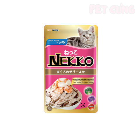 Pate Nekko Jelly dạng thạch dành cho mèo lớn - Pet Cưng
