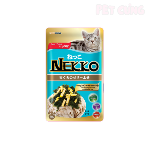 Pate Nekko Jelly dạng thạch dành cho mèo lớn - Pet Cưng