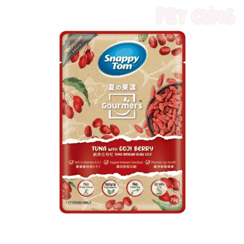 Pate Snappy Tom trái cây dành cho mèo - Pet Cưng