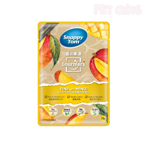 Pate Snappy Tom trái cây dành cho mèo - Pet Cưng
