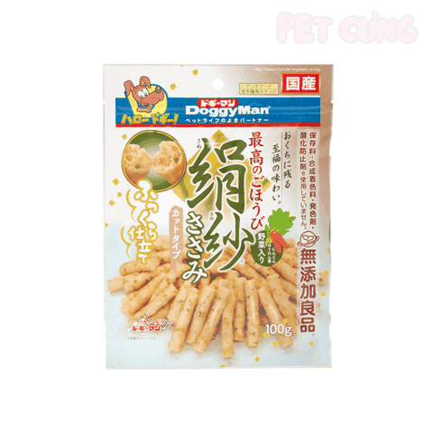 Que gà nướng mềm Doggyman SAYA bổ sung rau củ cho chó 100g - Pet Cưng