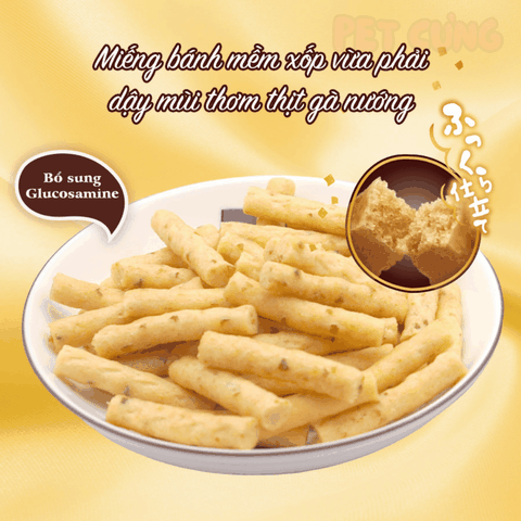 Que gà nướng mềm Doggyman SAYA bổ sung rau củ cho chó 100g - Pet Cưng