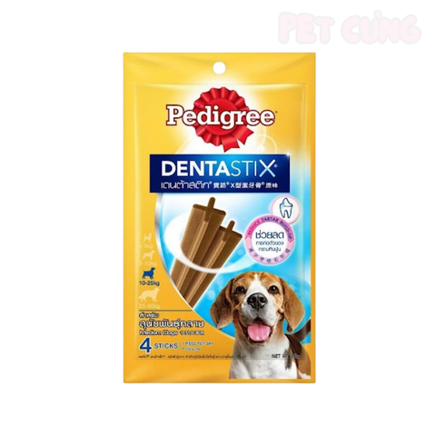 Snack Pedigree Medium Dog 98G xương gặm dành cho chó lớn 10-25KG - Pet Cưng