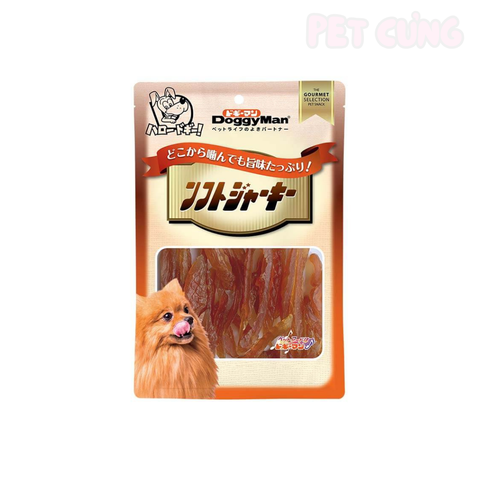 Thanh gà sấy dẻo Doggyman snack thưởng cho chó 80g - Pet Cưng