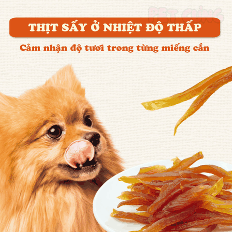 Thanh gà sấy dẻo Doggyman snack thưởng cho chó 80g - Pet Cưng