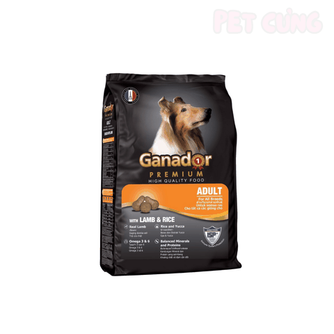 Thức ăn cho chó hạt Ganador Lamb Adult dành cho chó lớn vị cừu - Pet Cưng