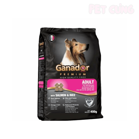 Thức ăn cho chó hạt Ganador Salmon Adult dành cho chó lớn vị cá hồi - Pet Cưng