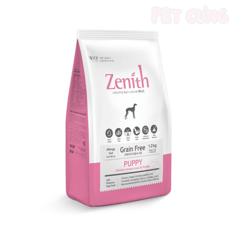 Thức ăn cho chó hạt Zenith Puppy hạt mềm dành cho chó con - Pet Cưng