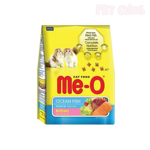 Thức ăn cho mèo hạt Me-O Ocean Fish Kitten dành cho mèo con vị cá biển