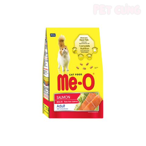 Thức ăn cho mèo hạt Me-O Salmon vị cá hồi - Pet Cưng