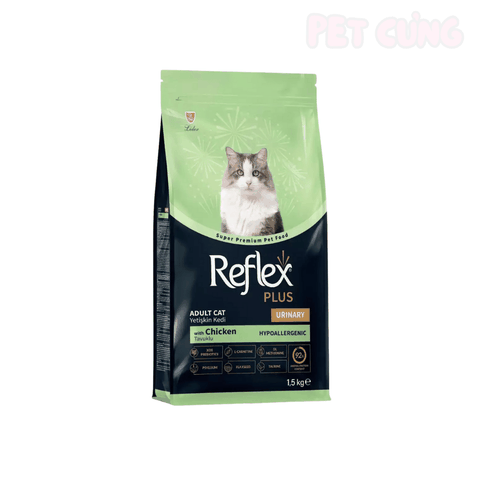 Thức ăn cho mèo hạt Reflex Plus Urinary Chicken hỗ trợ mèo bị thận vị gà - Pet Cưng