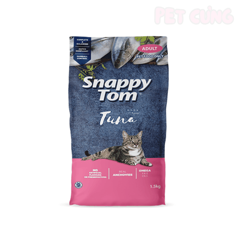Thức ăn cho mèo hạt Snappy Tom Tuna vị cá ngừ - Pet Cưng