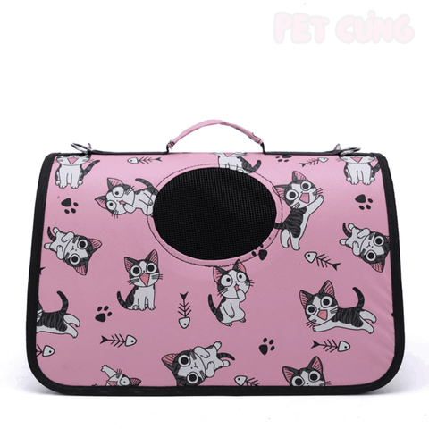 Túi xách vòm cho chó mèo thông thoáng - Pet Cưng